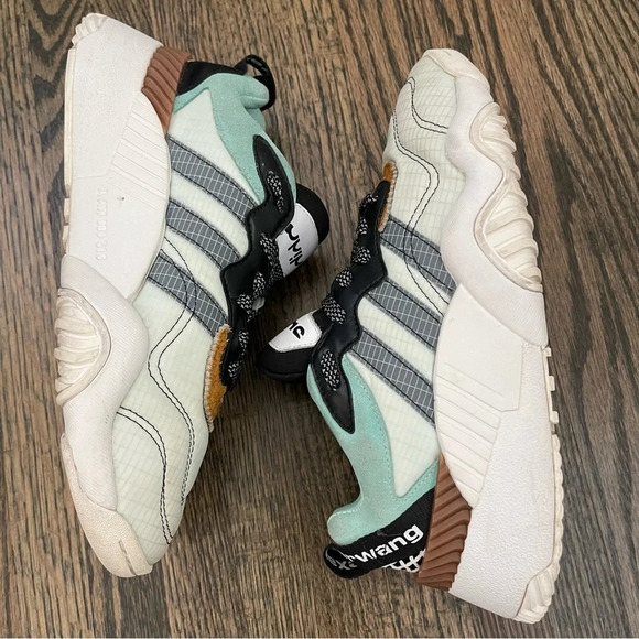 adidas x Alexander Wang Turnout Trainer Clear Mint Core Black Sneakers 7 - Picture 8 of 13
